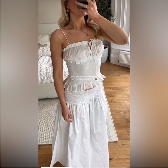 Zara White Maxi Skirt - Picture 12 of 16